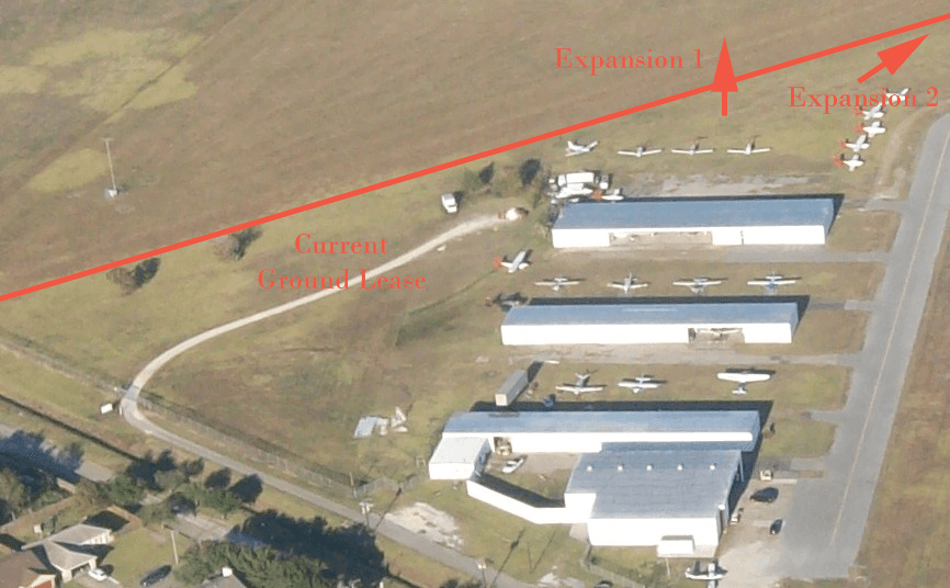 Large Hangar & T-Hangar Complex at La Porte Municipal Airport (T41)